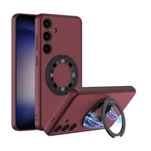 Fr Samsung Galaxy S24 GKK Skin Feel MagSafe Magnet Ring Schutzhlle Rot