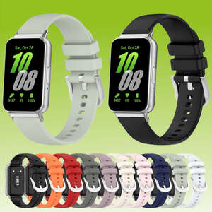 Fr Samsung Galaxy Fit 3 hochwertiges Silikon Armband Metall Connector Armband