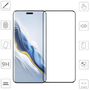 F�r Honor Magic 6 Ultimate / Magic 6 RS 4D 0,3mm H9 Curved Hart Glas