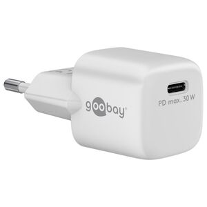 Goobay Schnellladegert USB-C Nano (30W) Wei