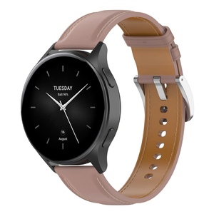 Fr Xiaomi Watch S3 hochwertiges Design Leder Armband Watch Ersatz Arm Band Pink