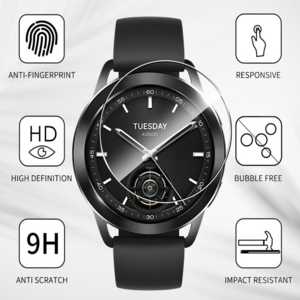 F�r Xiaomi Watch S3 2.5D 0,26mm H9 Hart Glas Transparent Schutz Folie