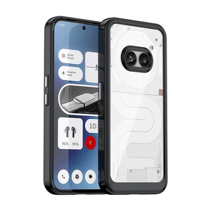 F�r Nothing Phone 2a / Plus TPU Acryl Hybrid Schutz H�lle Case Schwarz