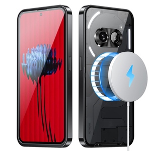 F�r Nothing Phone 2a / Plus Magsafe Metall Cover Schutz H�lle Schwarz