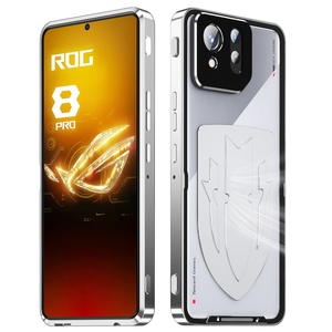Fr Asus ROG Phone 8 / 8 Pro Hitzeableitende Metall Handyhlle Silber
