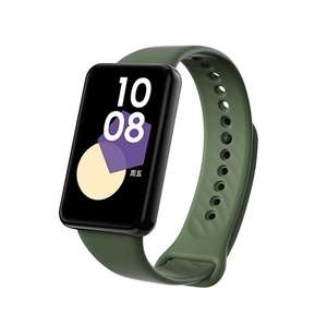 F�r Honor Band 9 hochwertiges TPU mit schwarzer Schnalle Watch Ersatz Arm Band Gr�n