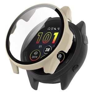 Fr Garmin Forerunner 165 / 165 Music Kunststoff Smart Watch Hlle + H9 Schutz Hart Glas