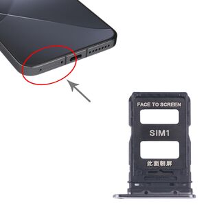 Fr Xiaomi 14 Dual SIM Karten Halter Card Tray Ersatzteil Schwarz