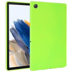 Fr Samsung Galaxy Tab A9 TPU Silikon Hlle dnn Cover Hellgrn