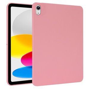 F�r Apple iPad 10.9 10. Gen 2022 TPU Silikon H�lle Ultra d�nn Rosa