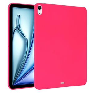 Fr Apple iPad Air 11 Zoll 2025 / 2024 TPU Silikon Hlle dnn Pink
