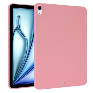 Fr Apple iPad Air 11 Zoll 2025 / 2024 TPU Silikon Hlle ultra dnn Rosa