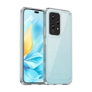 F�r Honor 200 Lite Colorful TPU Acryl Hybrid Schutz H�lle Transparent