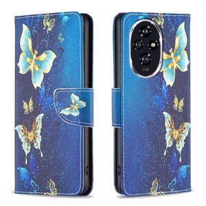 F�r Honor 200 Kunst-Leder Schutz Tasche H�lle Book Wallet Etuis Motiv