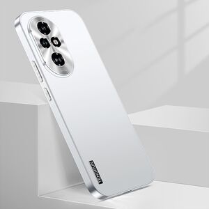 Fr Honor 200 Pro Feinmattes Metall Design Handy Hlle Cover Silber