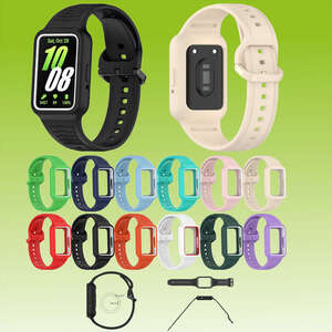 F�r Samsung Galaxy Fit 3 Silikon Armband mit integriertem Geh�use Ersatz Arm Band