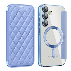 Fr Samsung Galaxy A55 360 Grad Full Magsafe Anti Datenklau Hellblau