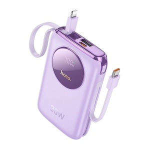 Hoco Q19 Lucky 30W 10000mAh Power Bank mit Display und USB-C Kabel
