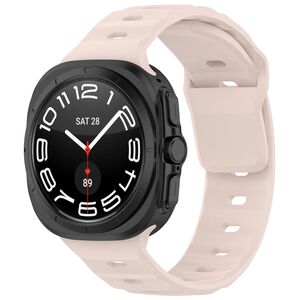 Fr Samsung Galaxy Watch Ultra 47mm Solid Color Silikon Sport Arm Band Ersatz