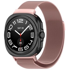 F�r Samsung Galaxy Watch Ultra 47mm Magnetisch Metall Stahl Mesh Ersatz Armband