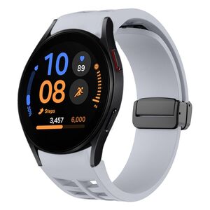 Fr Samsung Galaxy Watch FE / 6 / 5 / 4 40mm Silikon Magnetisch Schnalle Armband