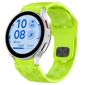 F�r Samsung Galaxy Watch FE / 6 / 5 / 4 40mm Silikon Fu�ball Design Arm Band