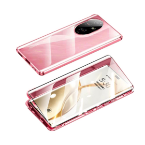 Fr Honor 200 Pro Beidseitiger 360 Grad Magnet Glas Hlle Bumper Rot