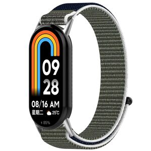 Fr Xiaomi Smart Band 10 / 9 / 9 NFC Design Nylon Klettverschluss Band
