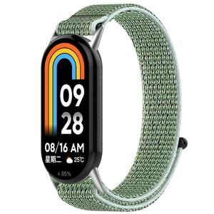 F�r Xiaomi Smart Band 10 / 9 / 9 NFC Design Nylon Klettverschluss Band