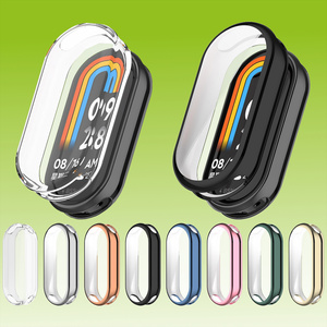 F�r Xiaomi Smart Band 9 Full Cover Soft TPU Electroplated Smart Schutz H�lle