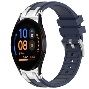 F�r Samsung Galaxy Watch FE 40mm Silikon Schnellverschluss Schnalle Armband