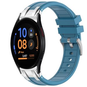 F�r Samsung Galaxy Watch FE 40mm Silikon Schnellverschluss Schnalle Armband