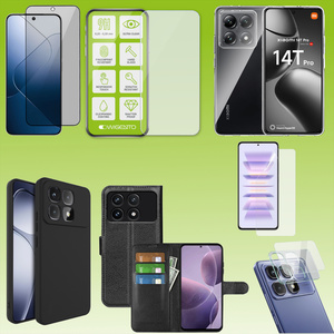 F�r Xiaomi 14T Pro Cover H�lle Tasche Etuis TPU Hart Glas Panzer Folie AUSWAHL