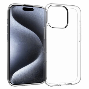 F�r Apple iPhone 16 Pro Silikon TPU Schutz H�lle Cover Transparent