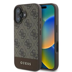 GUESS Apple iPhone 16 Plus Hardcase Design 4G Bottom Stripe Hlle