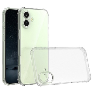 F�r Apple iPhone 16 Plus Schock TPU Schutz Handy H�lle Transparent