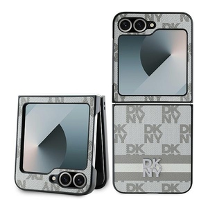 DKNY Samsung Galaxy Z Flip7 FE / Flip6 5G Hlle Kariertes Muster