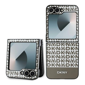 DKNY Samsung Galaxy Z Flip7 FE / Flip6 5G Hlle Repeat Pattern Bottom