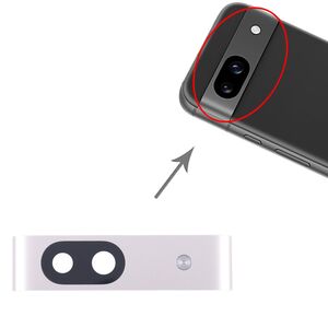 Fr Google Pixel 8a Kamera-Linsenabdeckung Silber Ersatzteil Reparatur