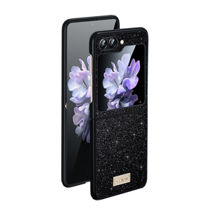 F�r Samsung Galaxy Z Flip7 FE / Flip6 5G Design TPU / Leder H�lle