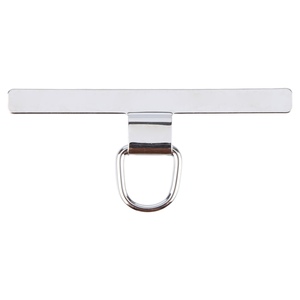 F�r Smartphones T Form Design Metall Lanyard Befestigungsring Silber