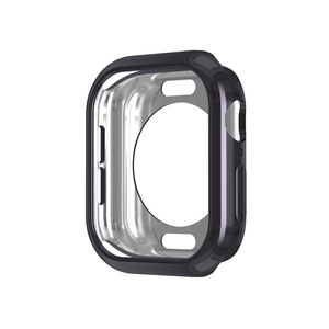 Fr Apple Watch Series 11 / 10 46mm TPU Hlle Gehuse Rundloch Grau