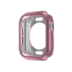 Fr Apple Watch Series 11 / 10 42mm TPU Hlle Gehuse Rundloch Pink