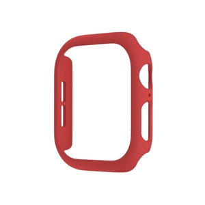 F�r Apple Watch Series 11 / 10 42mm Kunststoff H�lle Geh�use Case Rot