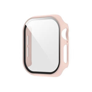 Fr Apple Watch Series 11 / 10 42mm Kunststoff PC Hlle + H9 Glas Rosa
