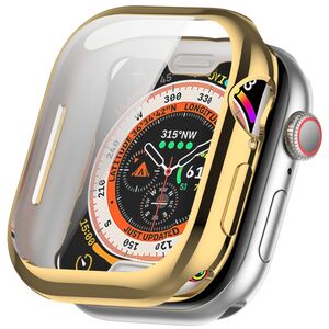 Fr Apple Watch Series 11 / 10 46mm Full Cover TPU Schutz Hlle Gold