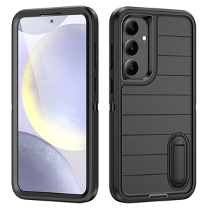 Fr Samsung Galaxy S24 Defender Gen2 Robuste PC + Silikon Hlle Halter