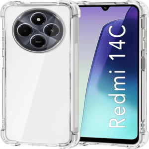 F�r Xiaomi Redmi 14C Schock TPU Schutz Handy H�lle Case Transparent