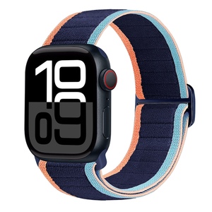 Fr verschiedene Apple Watch Modelle Nylon Elastisches Schnallen Ersatz Armband