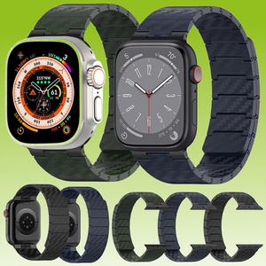 Fr verschiedene Smartwatches Carbonfaser Magnetisches Ersatz Smart Armband